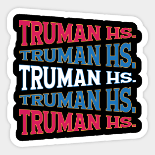 NATIONAL TEXT ART USA TRUMAN Sticker